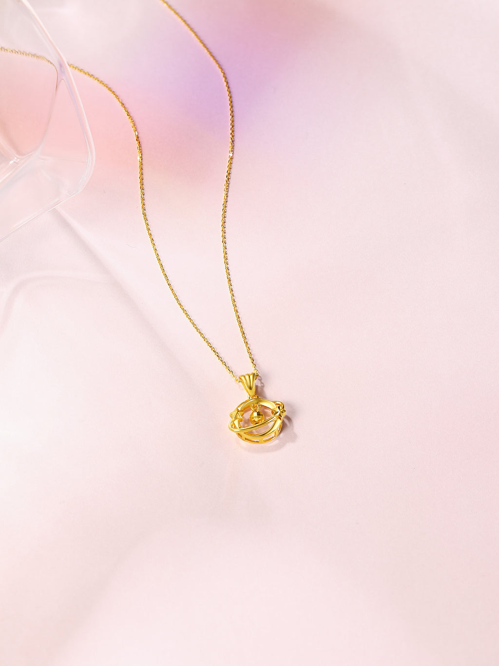 "infinite" 24K Gold Pendant Star 1.3-1.6g A048603