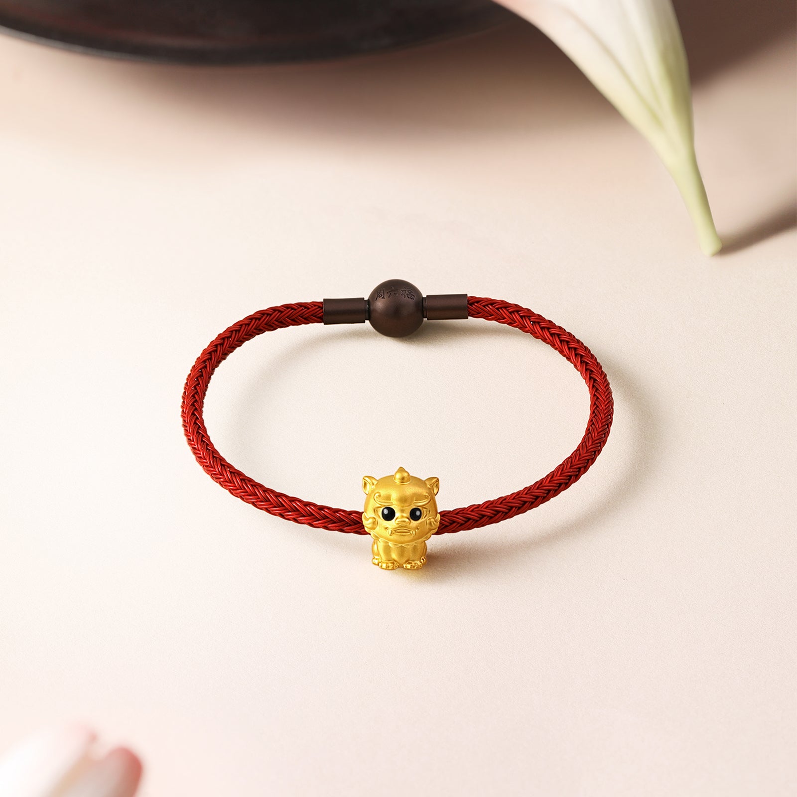 九華山24K金手鍊，地藏菩薩地頂峰，17厘米和19厘米，A1614673