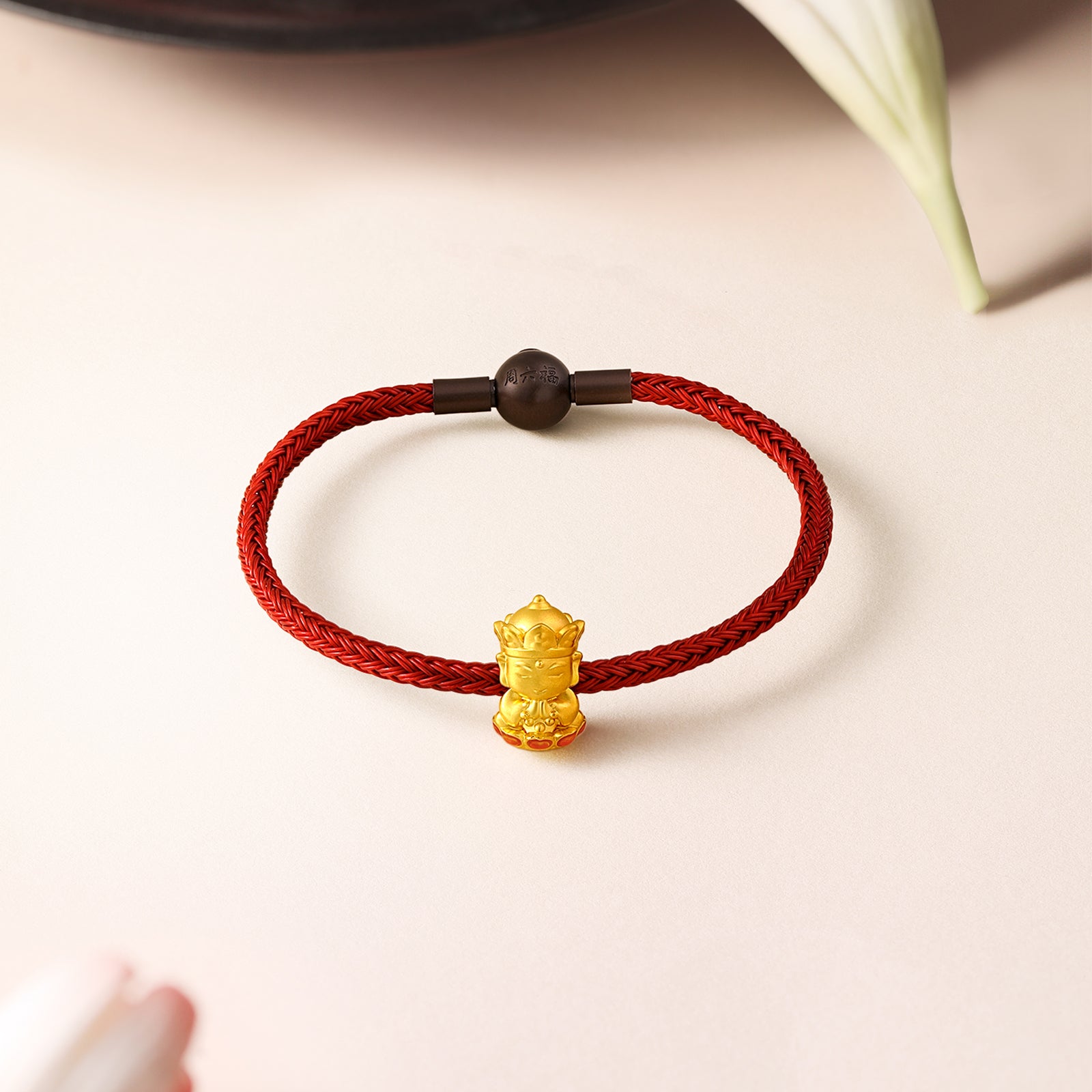 九華山24K金手鍊 地藏菩薩像 17公分 &amp; 19公分 A1614672