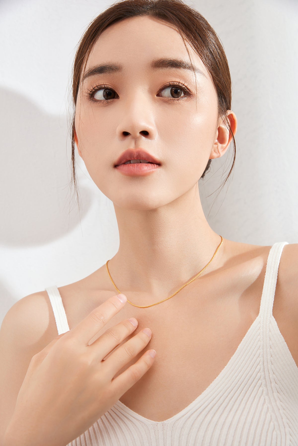 999 24K Gold Necklace 3.5-4.5g A0511018