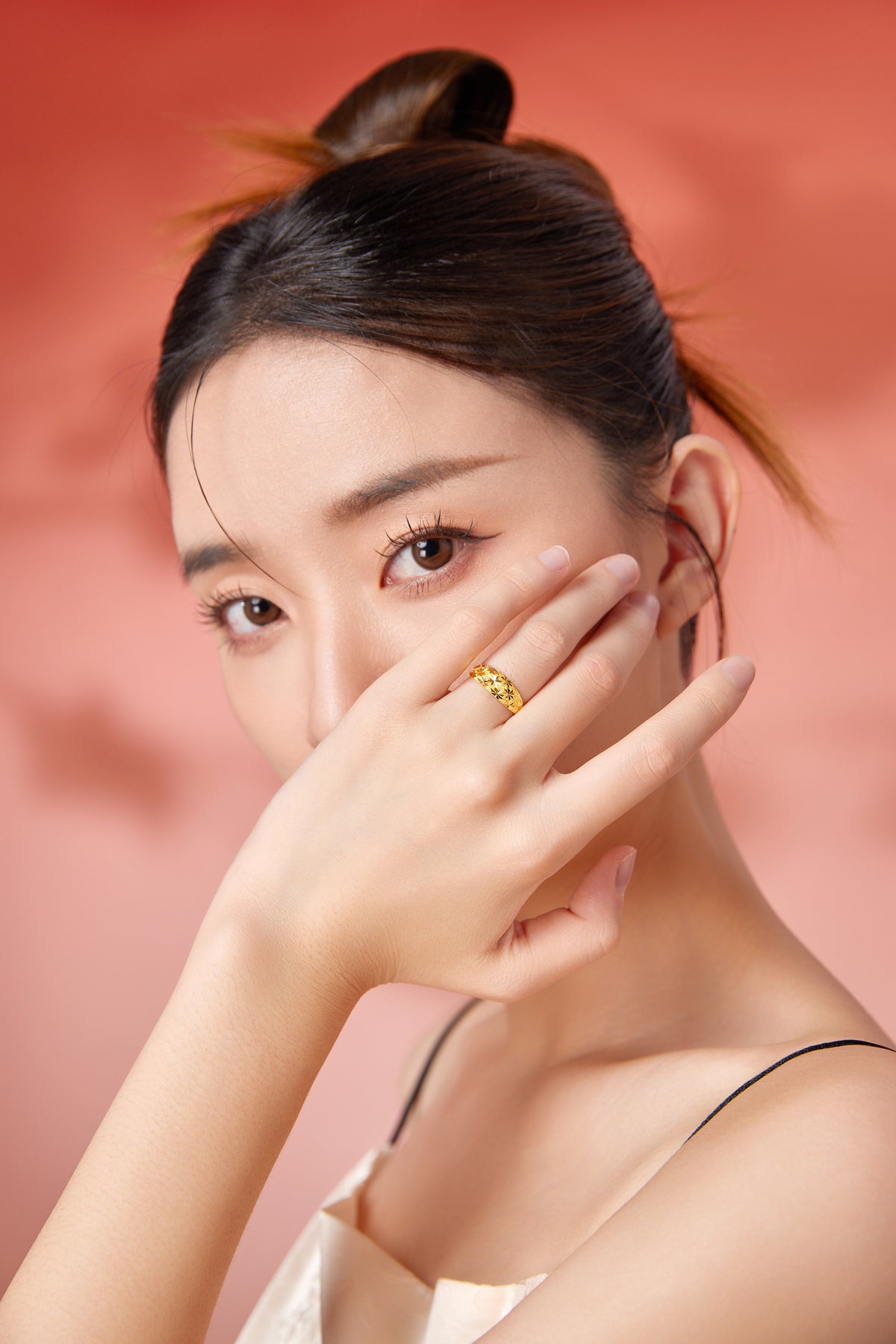 999 24K Gold Ring 3.4-3.7g AA014209
