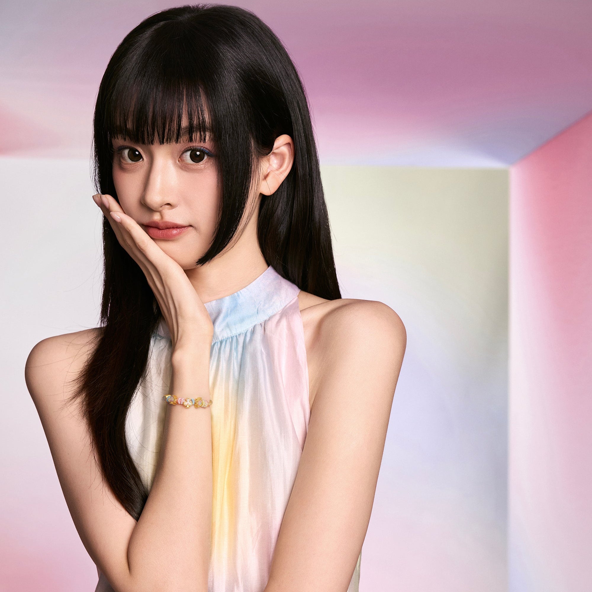 「Pop wu~」24K金手鍊 1.6-2.4g A1715757