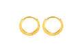 18K Yellow Gold Earrings 0.7-1g C0910793