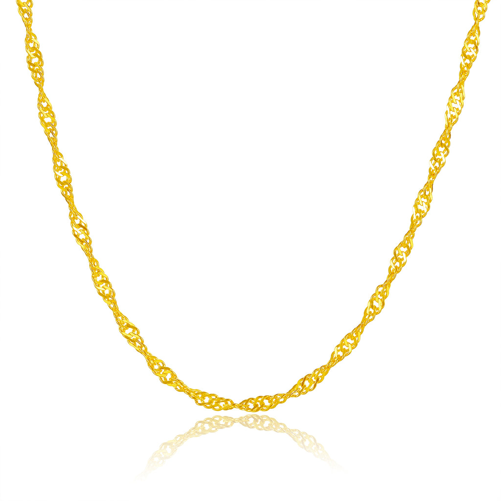 999 24K Gold Necklace 2.7-3g AA050785