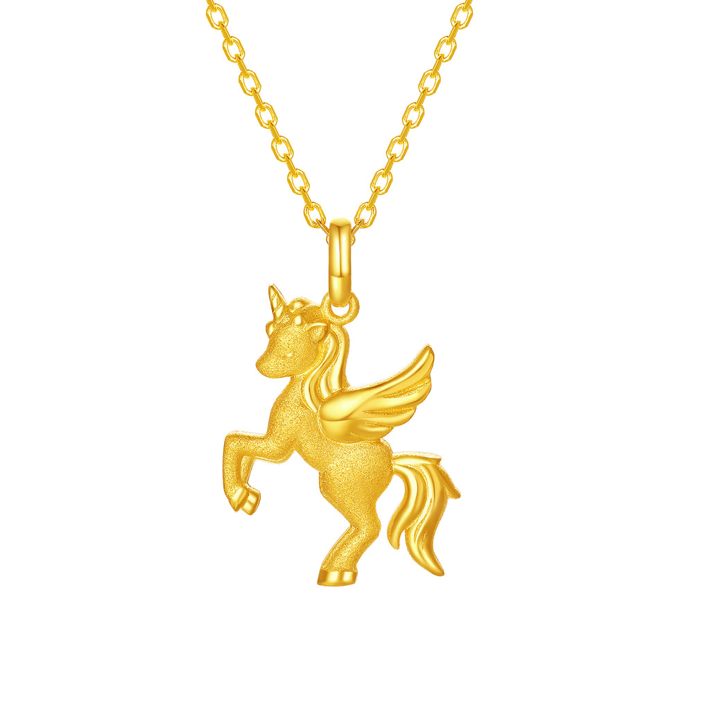 'Year of the Horse' 24K Gold Pendant Horse 2-2.3g A0415546