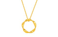 "Infinite" 24K Gold Pendant Mobius strip 1.35-1.65g A0411001