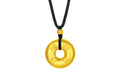 999 24K Gold Pendant Peace Buckle 10-12g A0415468
