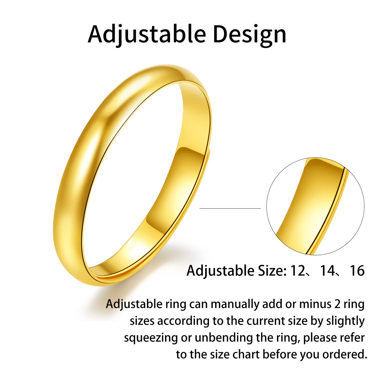 999 24K Gold Ring 2.6-2.9g AA012466