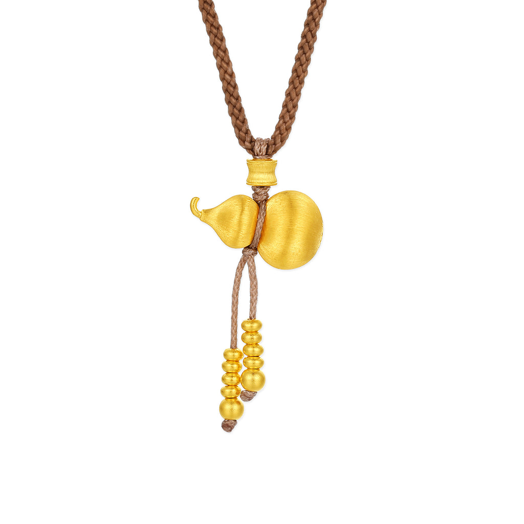 999 24K Gold Pendant Gourd 6.5-8.5g A0416372