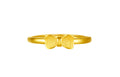 999 24K Gold Ring Bow 1.8-2.1g AA016686