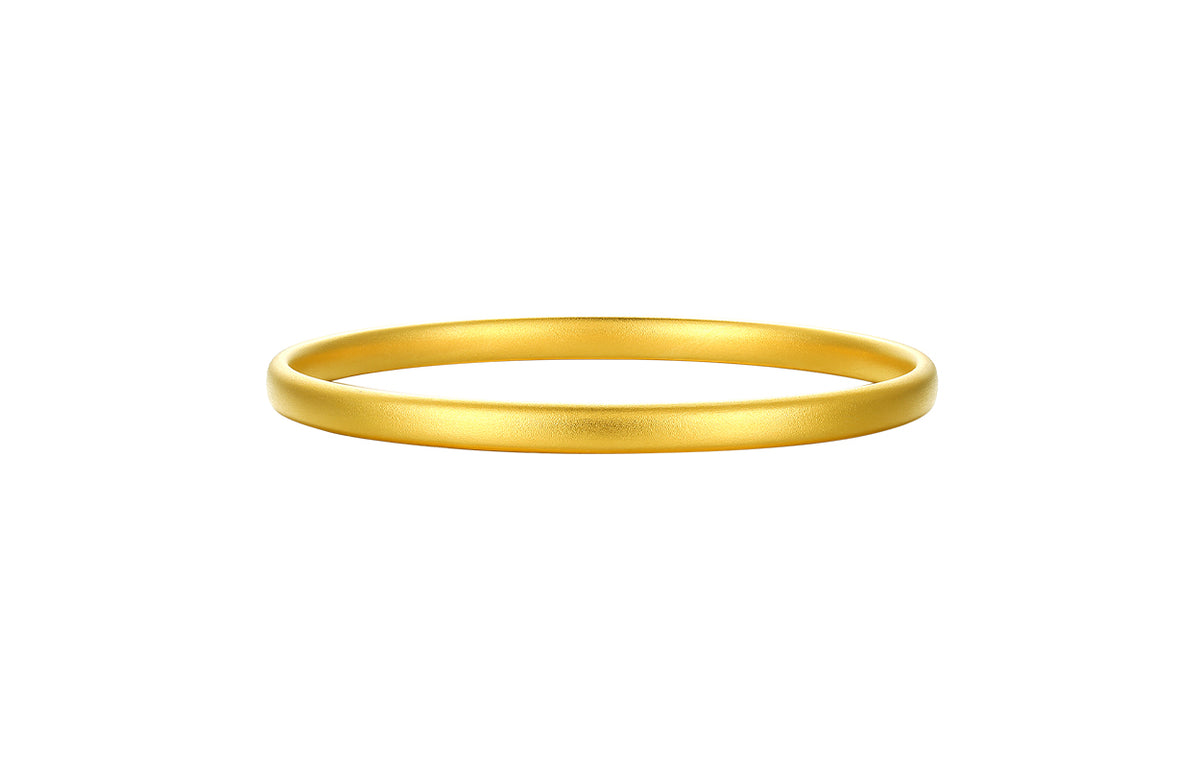 999 24K Gold Bangle Bracelet 10-12g AB107468