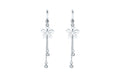   950 Platinum Earrings              Flower 4.15-4.75g B098402