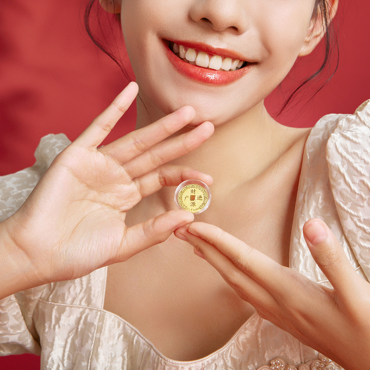 999 24K Gold Ornament 1g A1111723