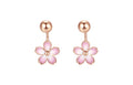 日艺馆 18K Rose Gold Earrings              Flower 1.2-1.6g KIHH096838