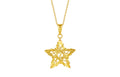 "infinite" 24K Gold Pendant Star 0.96-1.46g A049616