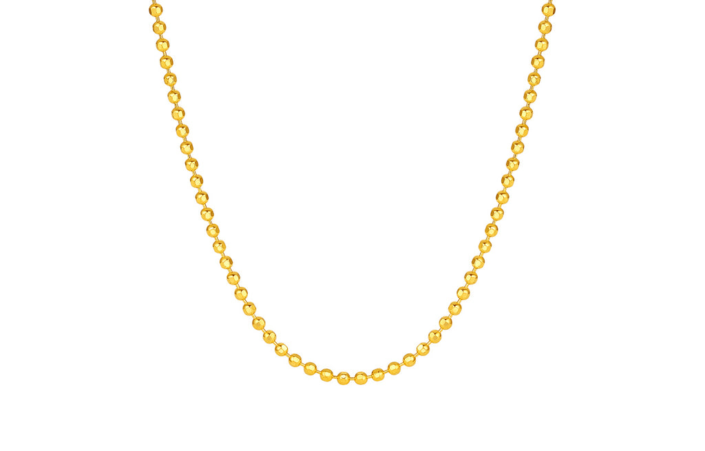 999 24K Gold Necklace 5.9-7.7g A0510915