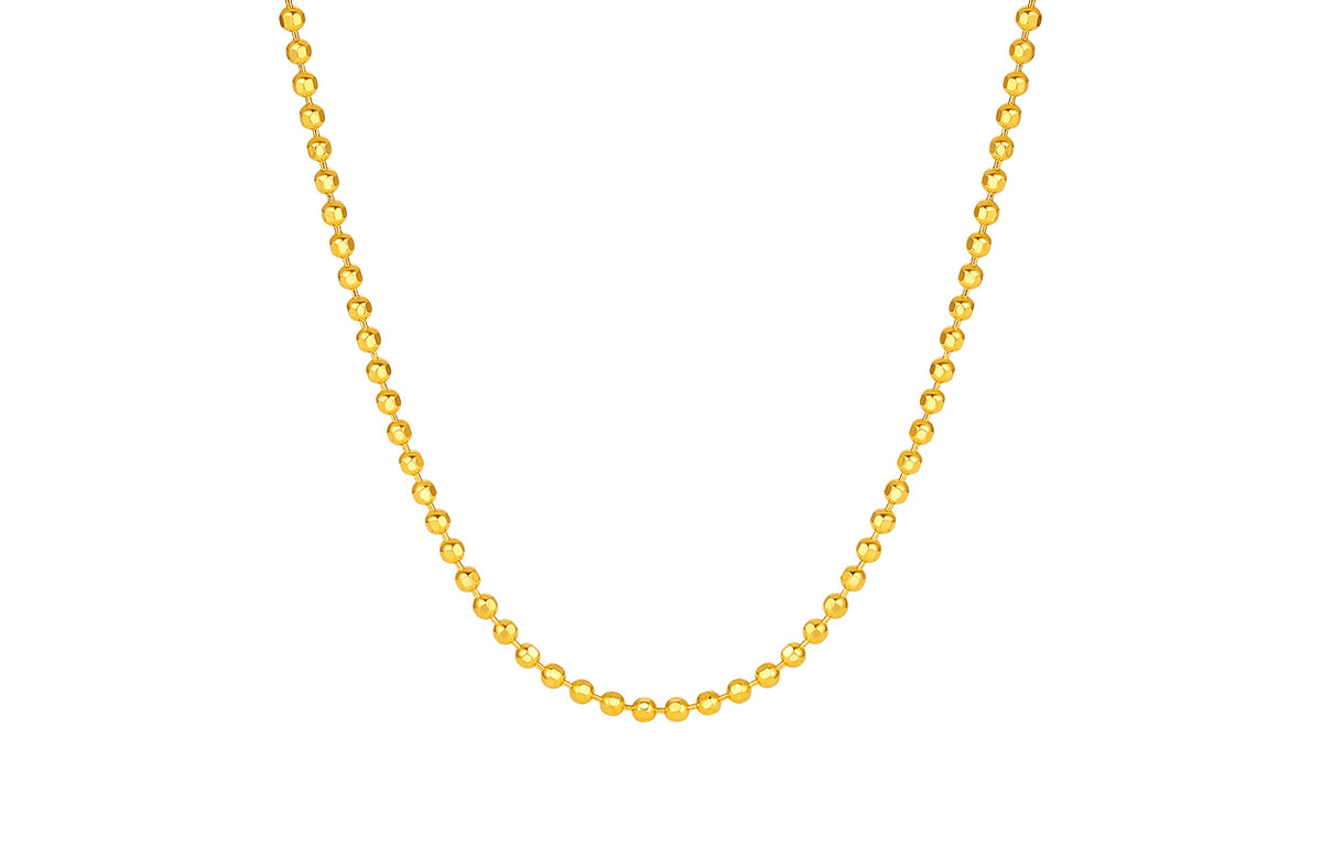 999 24K Gold Necklace 5.9-7.7g A0510915