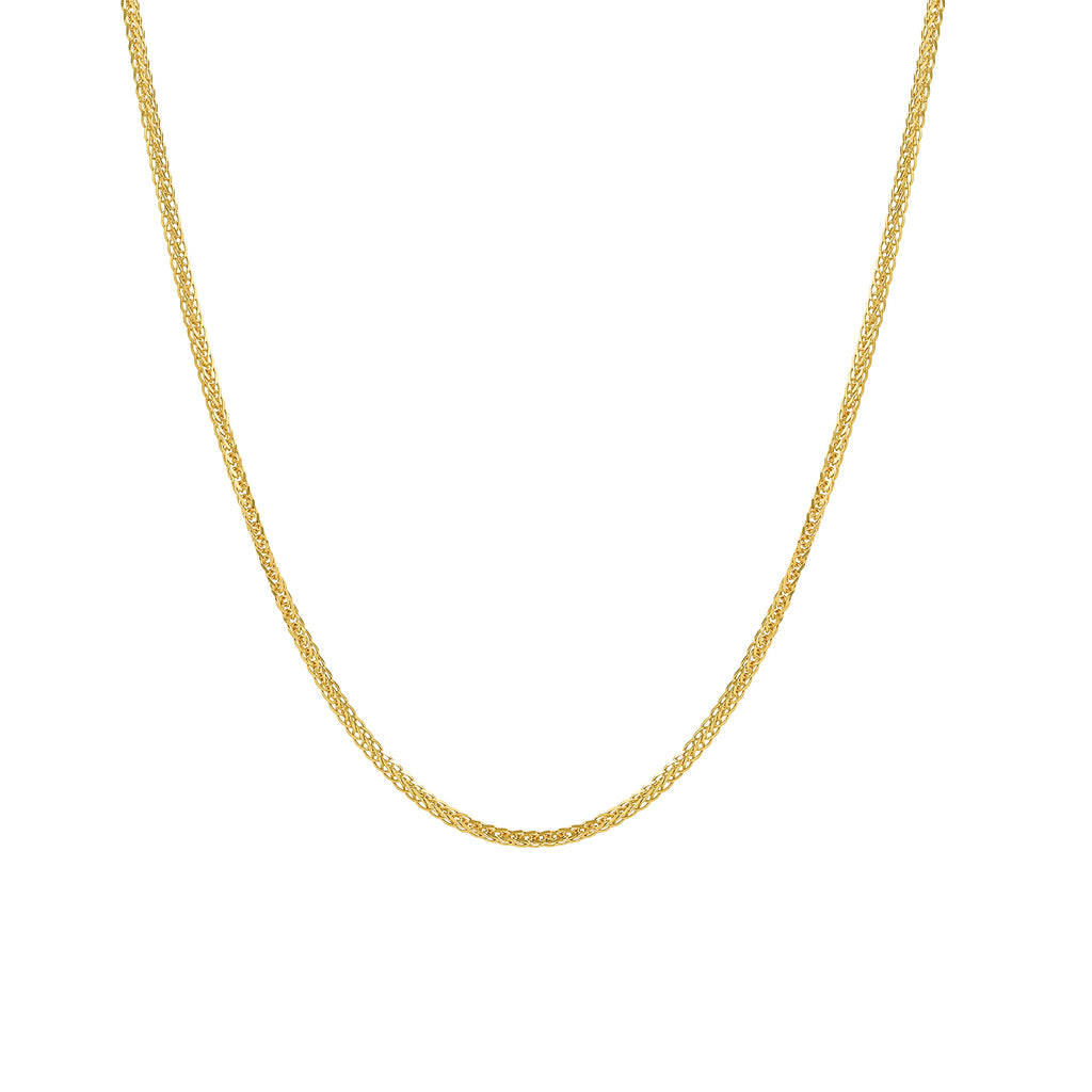 18K Gold Adjustable Snake Chain Necklace 1-1.2g / 1.6-1.8g / 2.5-2.7g C0510269
