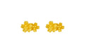 999 24K Gold Earrings Flower 2.1-3g A098663