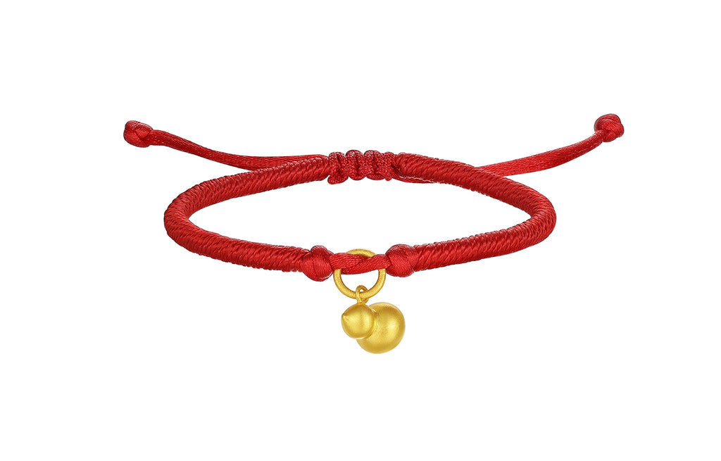   24K Gold String Bracelet              Gourd 0.4-0.7g AD177714