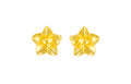 999 24K Gold Earrings Flower 2.2-2.5g AA095065