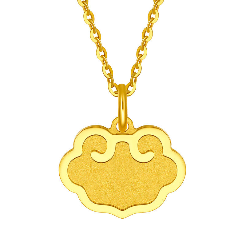 24K Gold Pendant 0.9-1.2g Ruyi 如意 A0411482