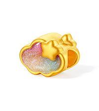 「波普巫」24K 黃金串飾手鍊 0.4-0.6克 A1615612