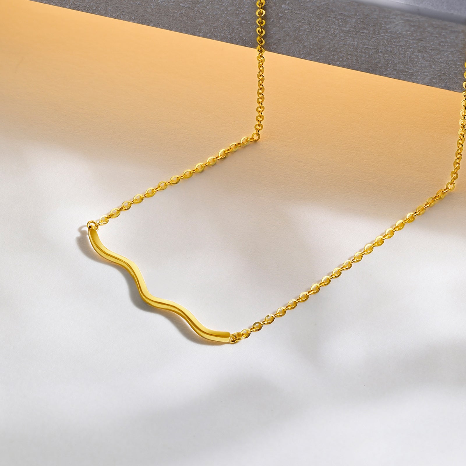"Infinite" 24K Gold Pendant Necklace 2.55-2.85g A0610837