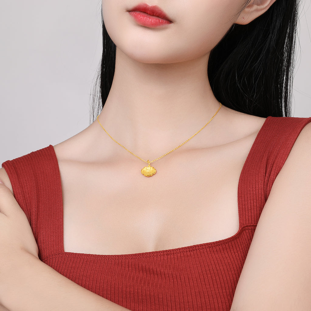 999.9 24K Gold Pendant 1-1.49g Ruyi 如意 AB047504