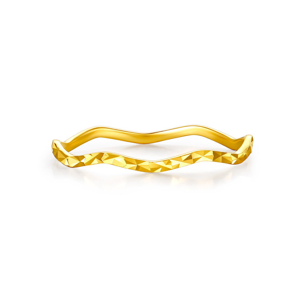 "Infinite" 24K Gold Ring 0.6-0.9g AW015681