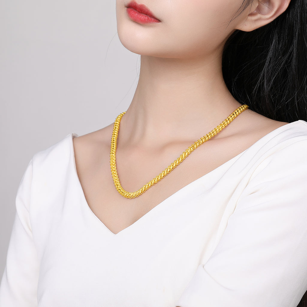 999 24K Gold Necklace 45-55g AA057535