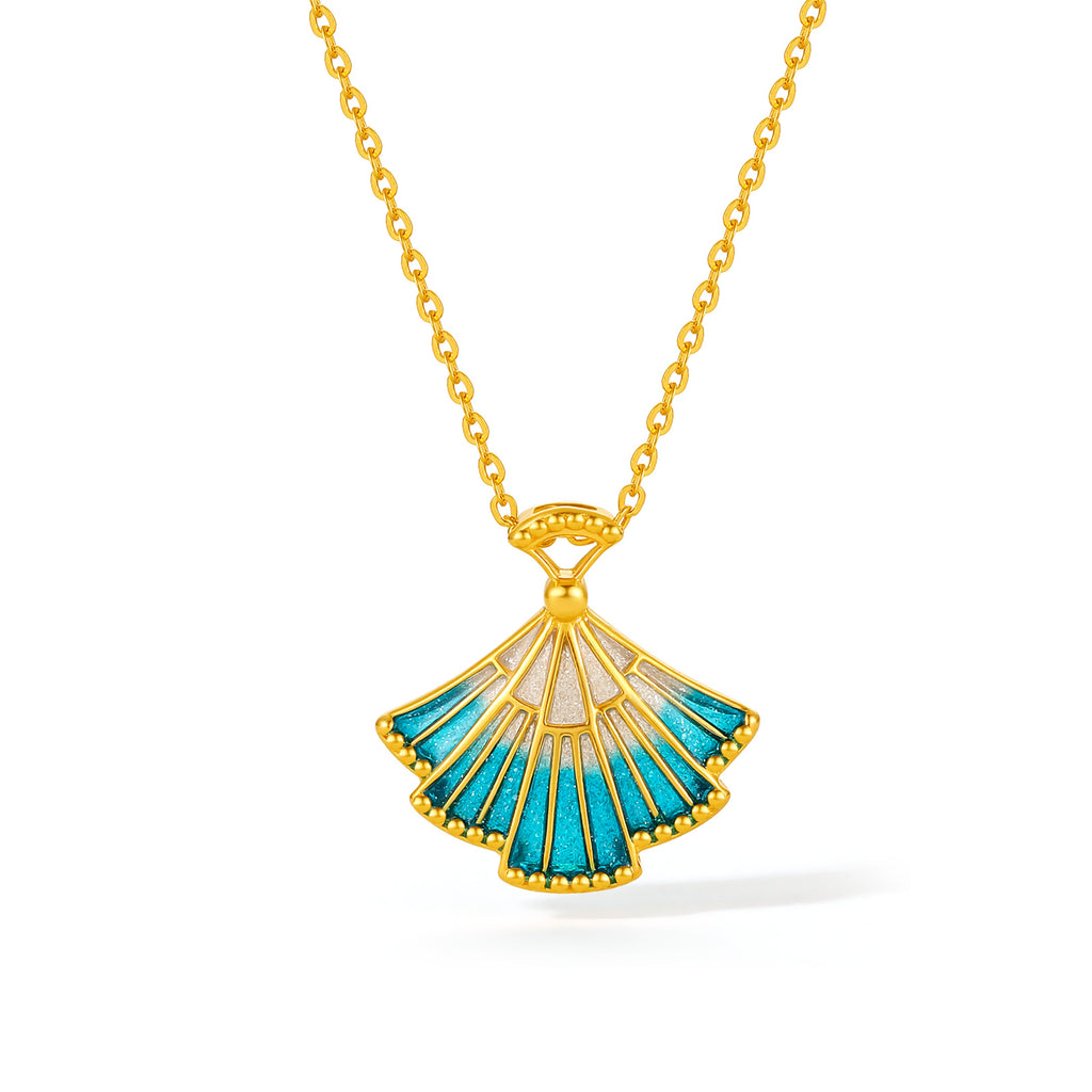 "infinite" 24K Gold Pendant Necklace 2.8-3.4g A069667