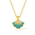 "infinite" 24K Gold Pendant Necklace 2.8-3.4g A069667