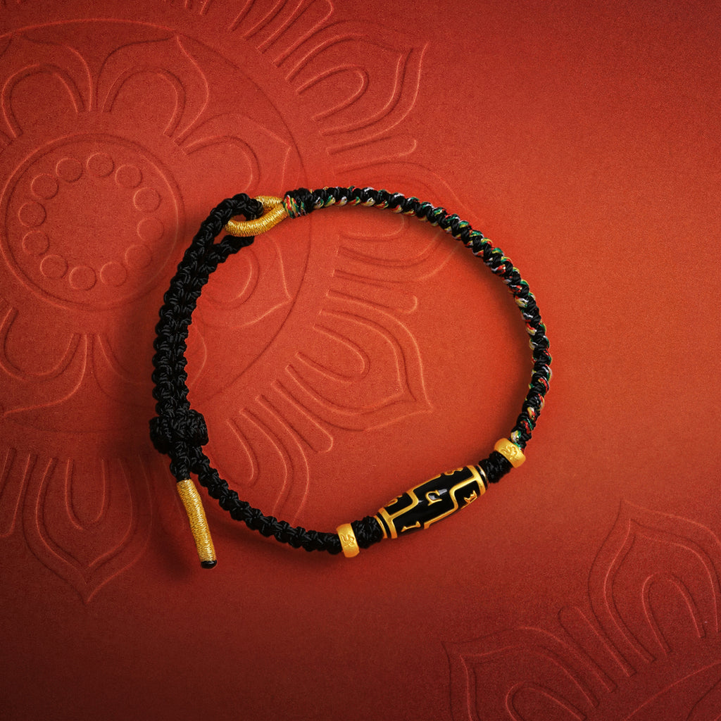 九華山24K金手鍊，佛經圖案 A1715288