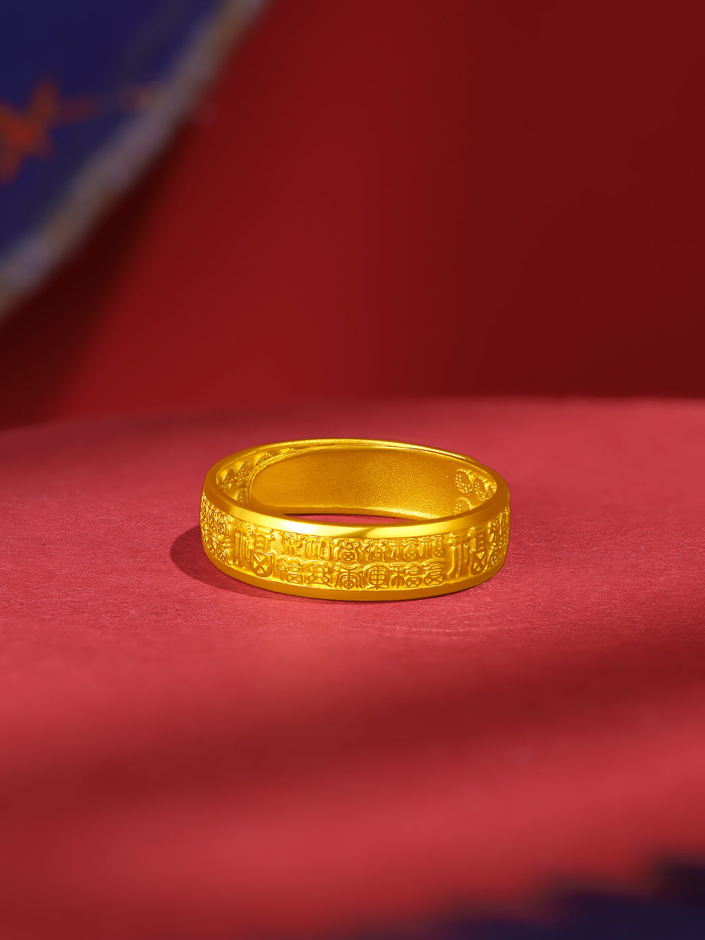 999 24K Gold Ring Fu 4-6g A0110866