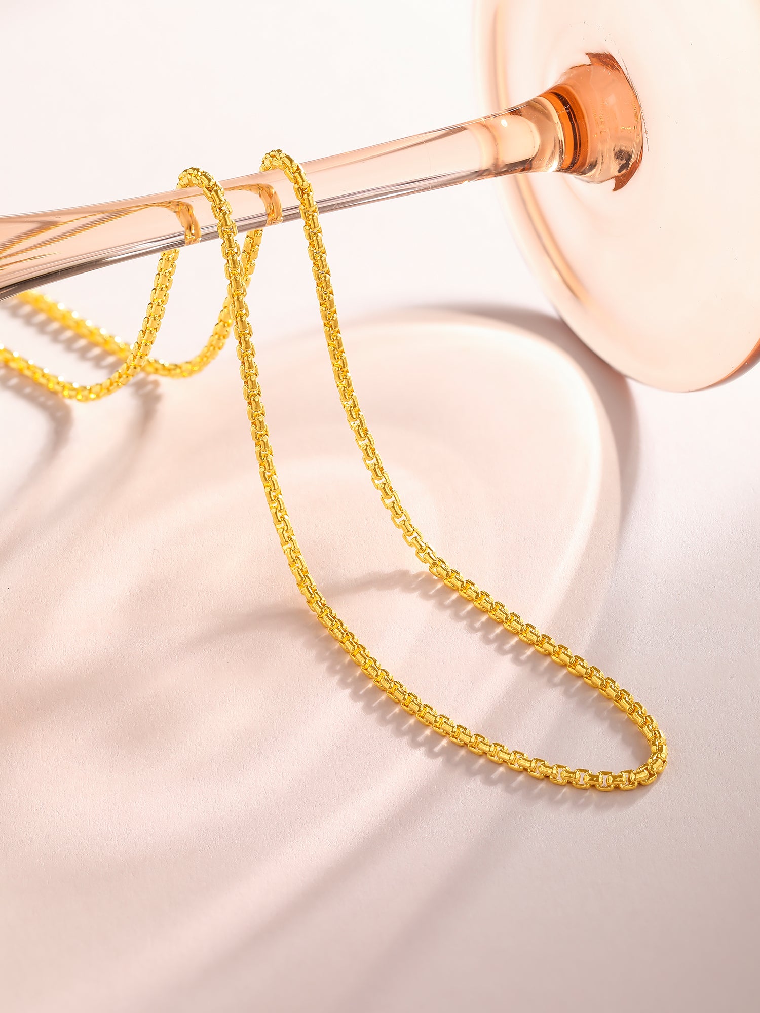 999 24K Gold Necklace Star 21.25-29.25g A0510916