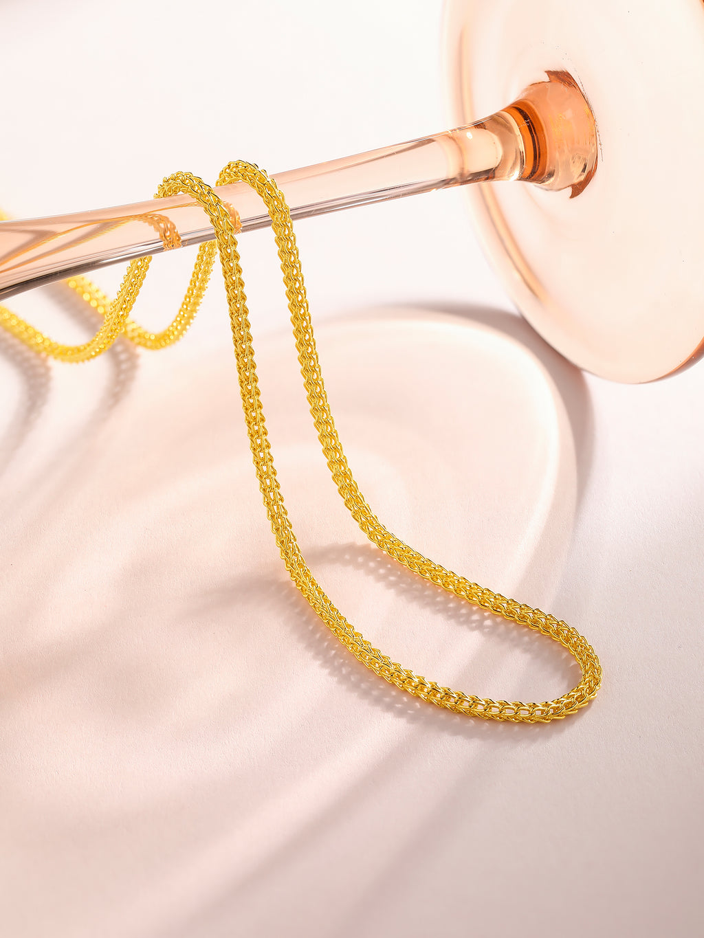 999 24K Gold Necklace 14.55-22.55g A0510930