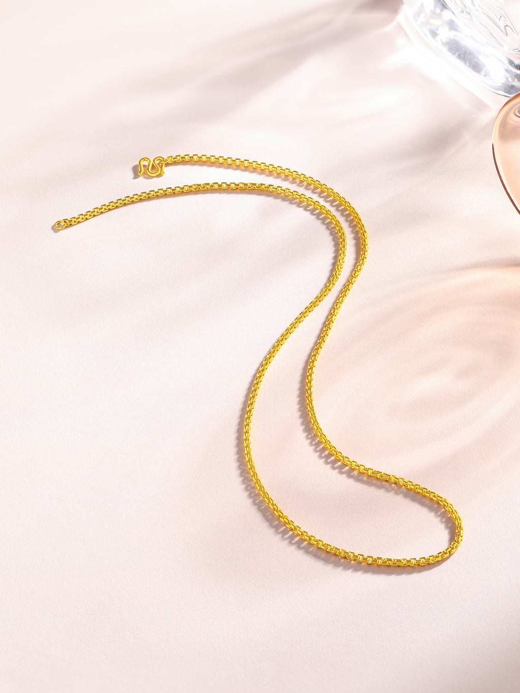 999 24K Gold Necklace Star 21.25-29.25g A0510916