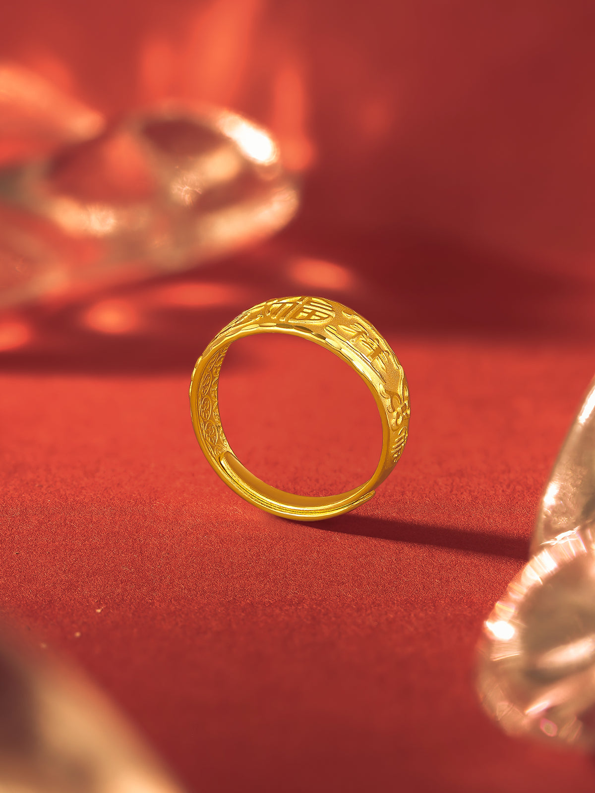 999 24K Gold Ring Fu 5.2-5.7g AA010839