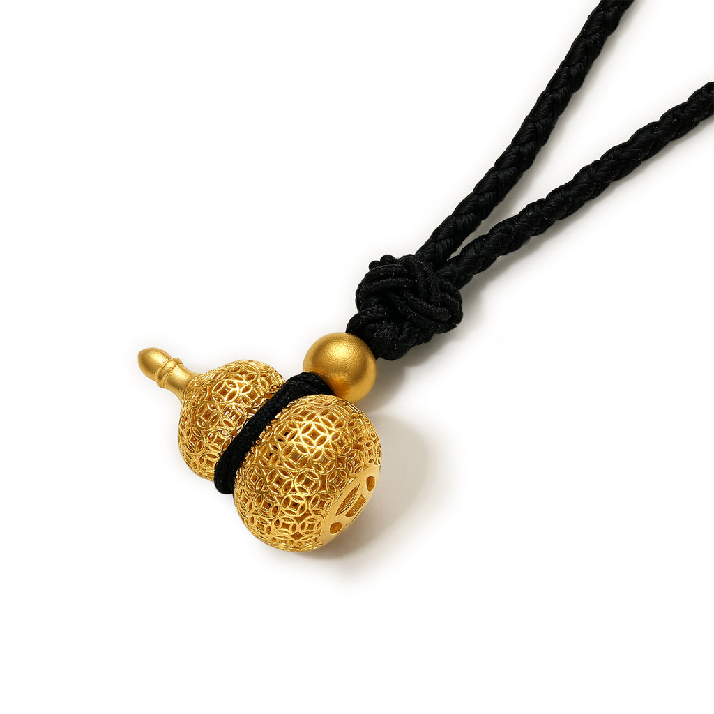 999 24K Gold Pendant Gourd 3-5g A049406