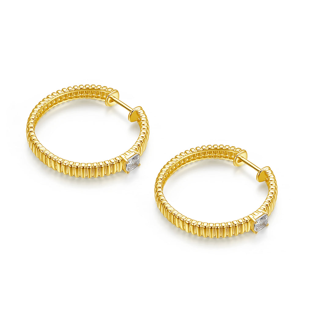 S925純銀耳環，鑲嵌立方氧化鋯，7-8.5克，貨號J0912955