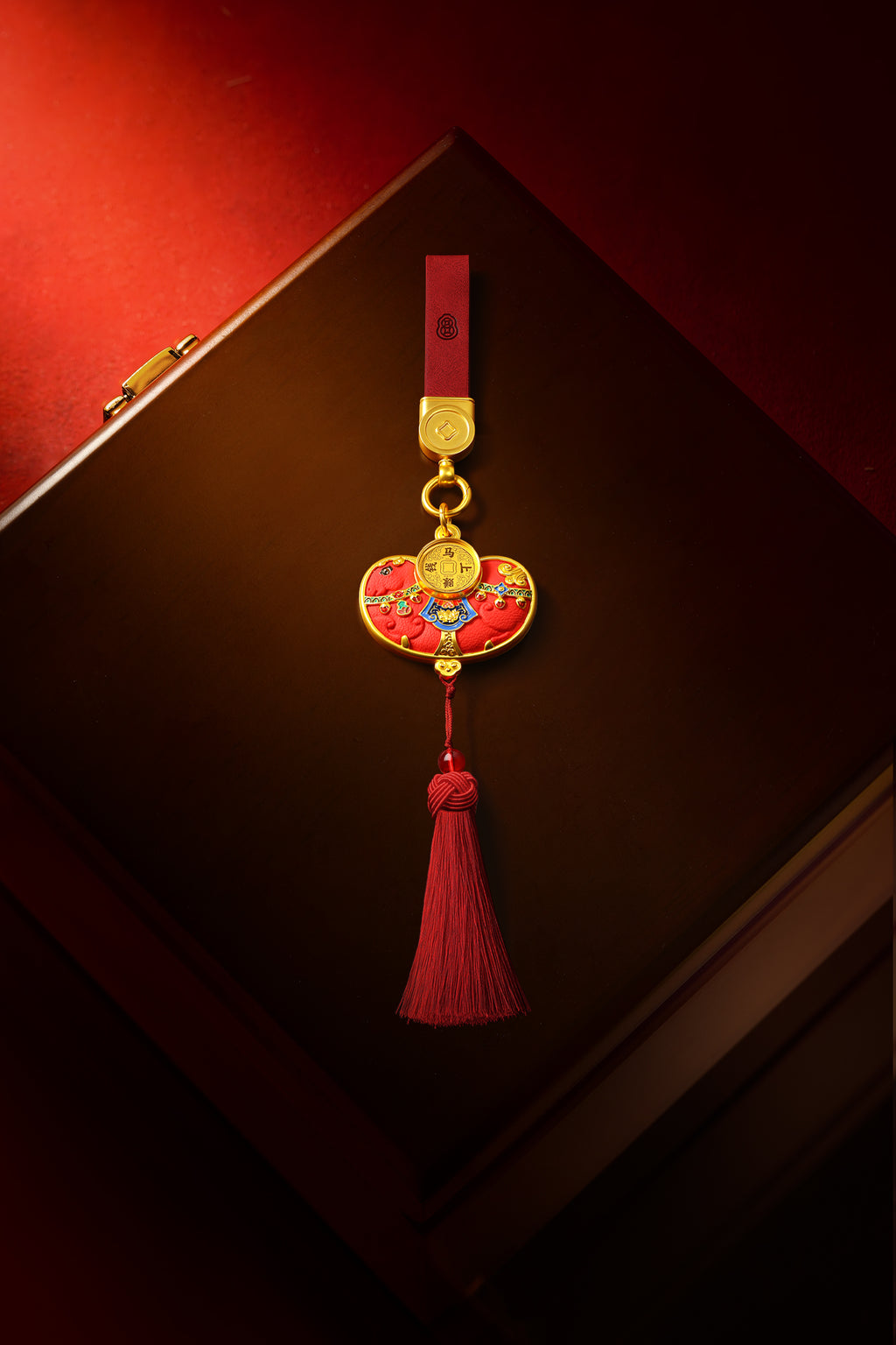"Chinese Culture Collection - Dan Qing" 999 24K Gold Keychain Coin 0.006g A2536253