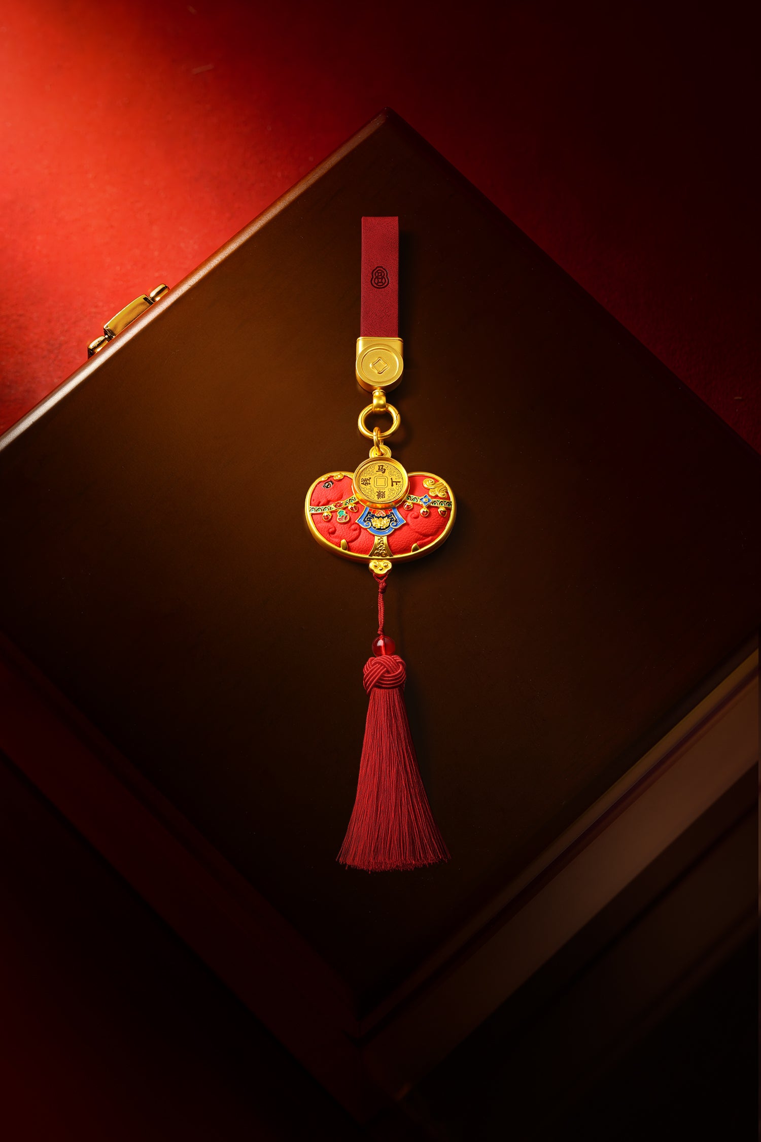 "Chinese Culture Collection - Dan Qing" 999 24K Gold Keychain Coin 0.006g A2536253