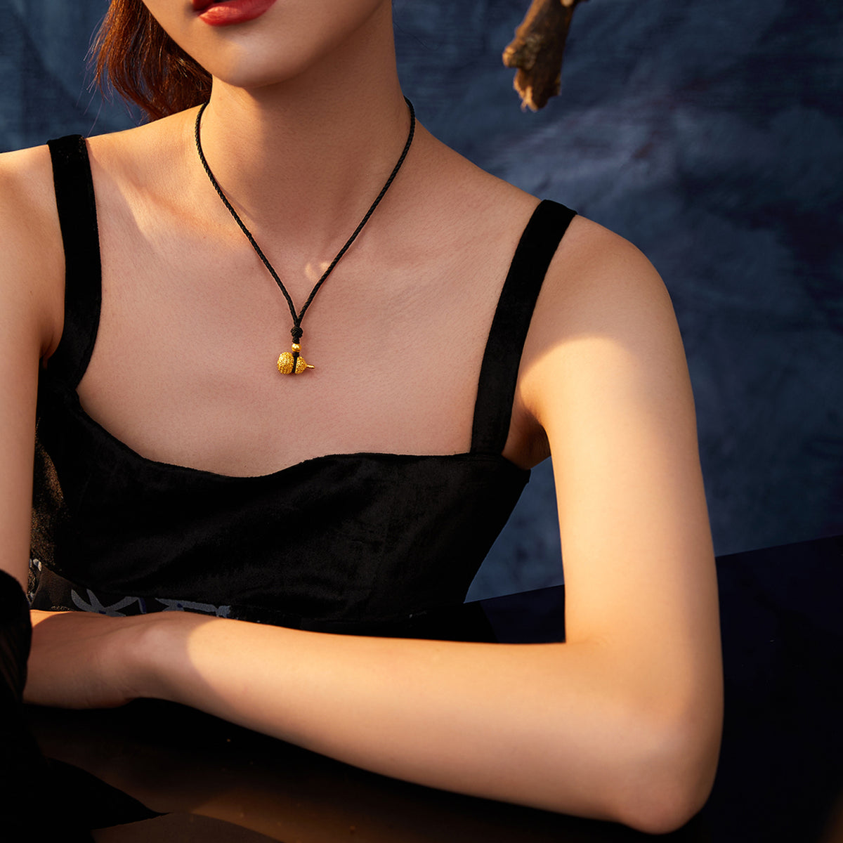 999 24K Gold Pendant Gourd 3-5g A049406