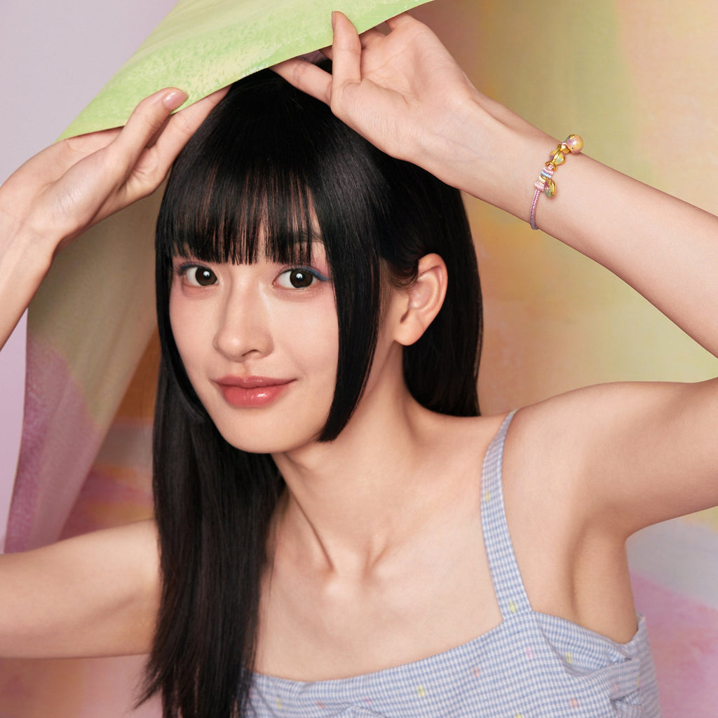 「Pop wu~」24K 黃金串珠手鍊 甜甜圈 1.55-2.05克 A1715627