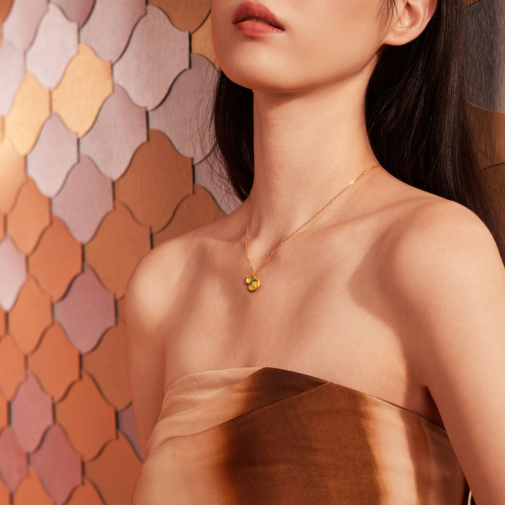 "Chinese Zodiac Snake" 24K Gold Pendant Gourd 2.05-2.35g A0415128