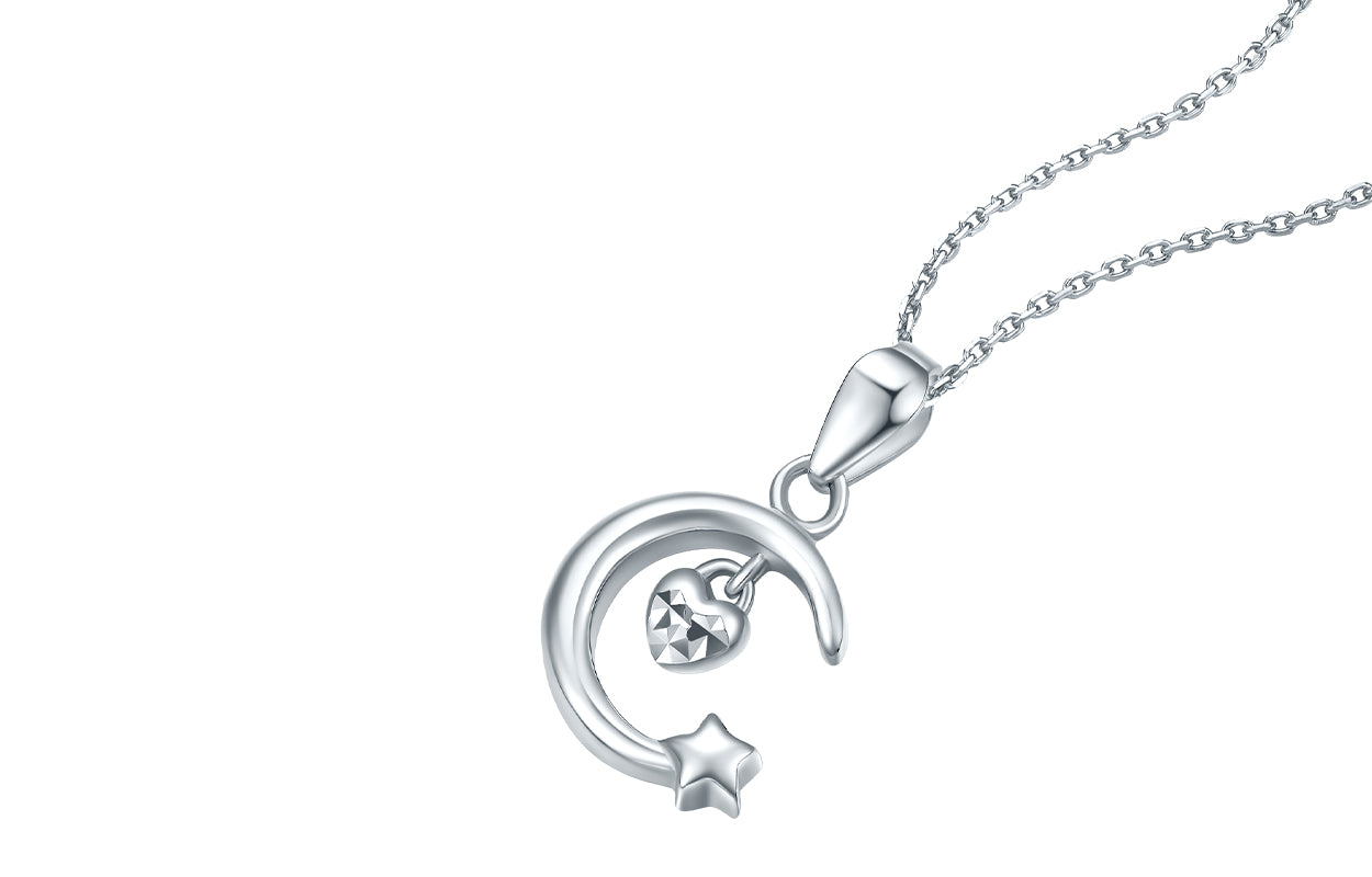 950 Platinum Pendant              Moon 1.25-1.65g PT045072