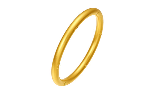 "Antiquity Gold" 999 24K Gold Bangle Bracelet 35-37g AA104495