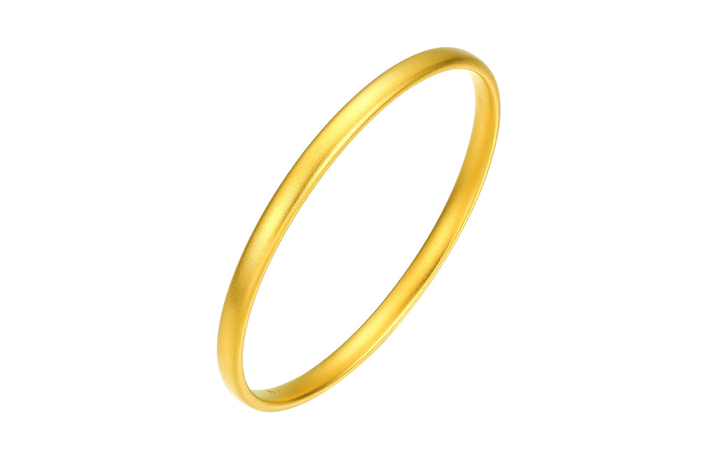 999 24K Gold Bangle Bracelet 10-12g AB107468