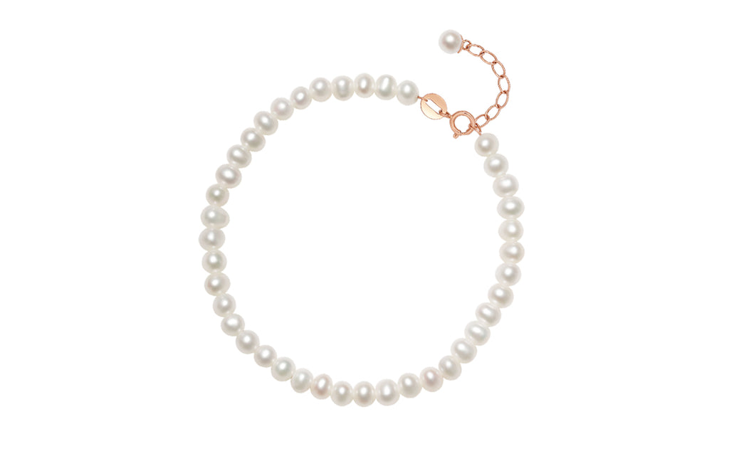 18K Rose Gold Chain Bracelet 4-4.5mm 0.22-0.25g KIPB076646